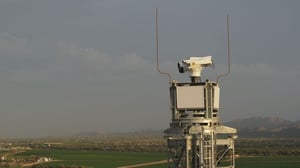 An Elbit Systems of America Integrated Fixed Tower along the U.S. southern border provides surveillance and security for Border Patrol agents in the sector.