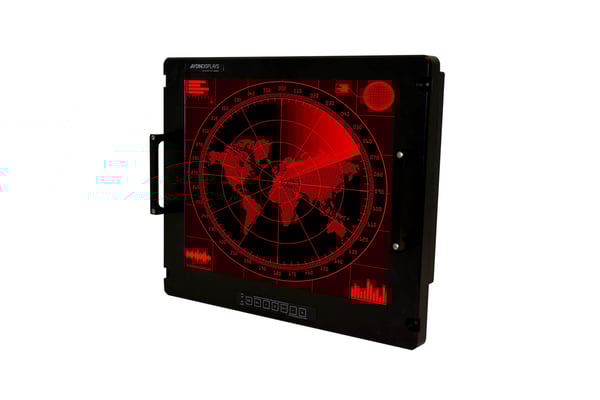 19" Rugged Military COTS LCD Display Model 88199U Aydin Displays