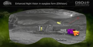 Elbit America is teamed to produce a next-gen night vision system for DARPA's ENVision program. The program runs until October 2023.