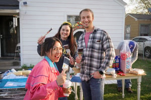 ElbitAmerica_Employees_CommunityService_CowtownBrushUp