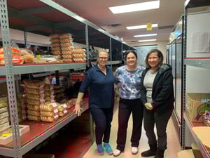 Elbit America volunteers worked the Northside Inter-Community Agency (NICA) Food Pantry in December 2024.